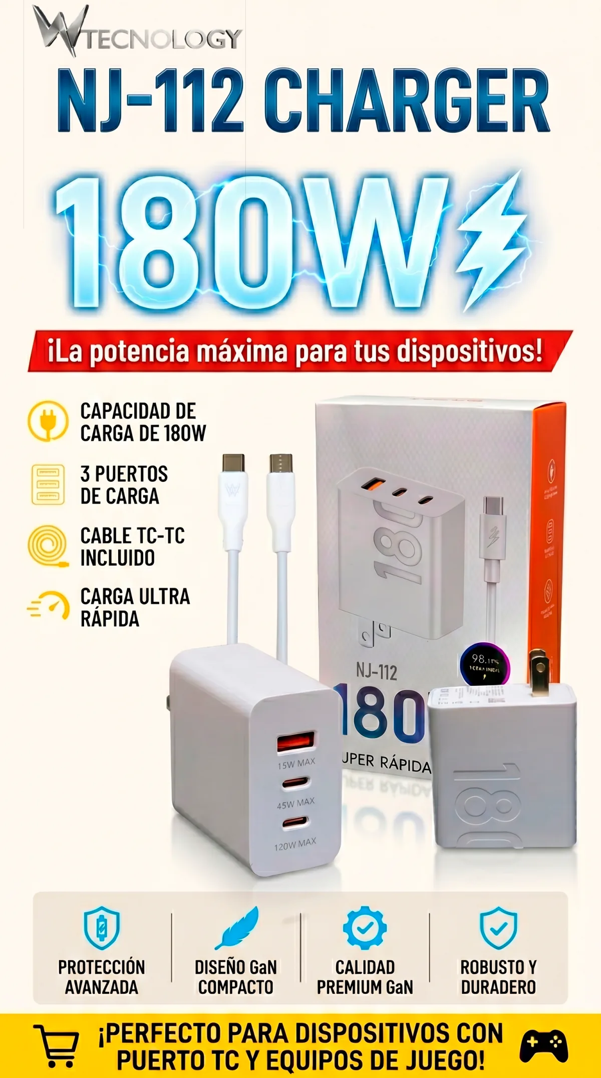 CARGADOR NJ-112