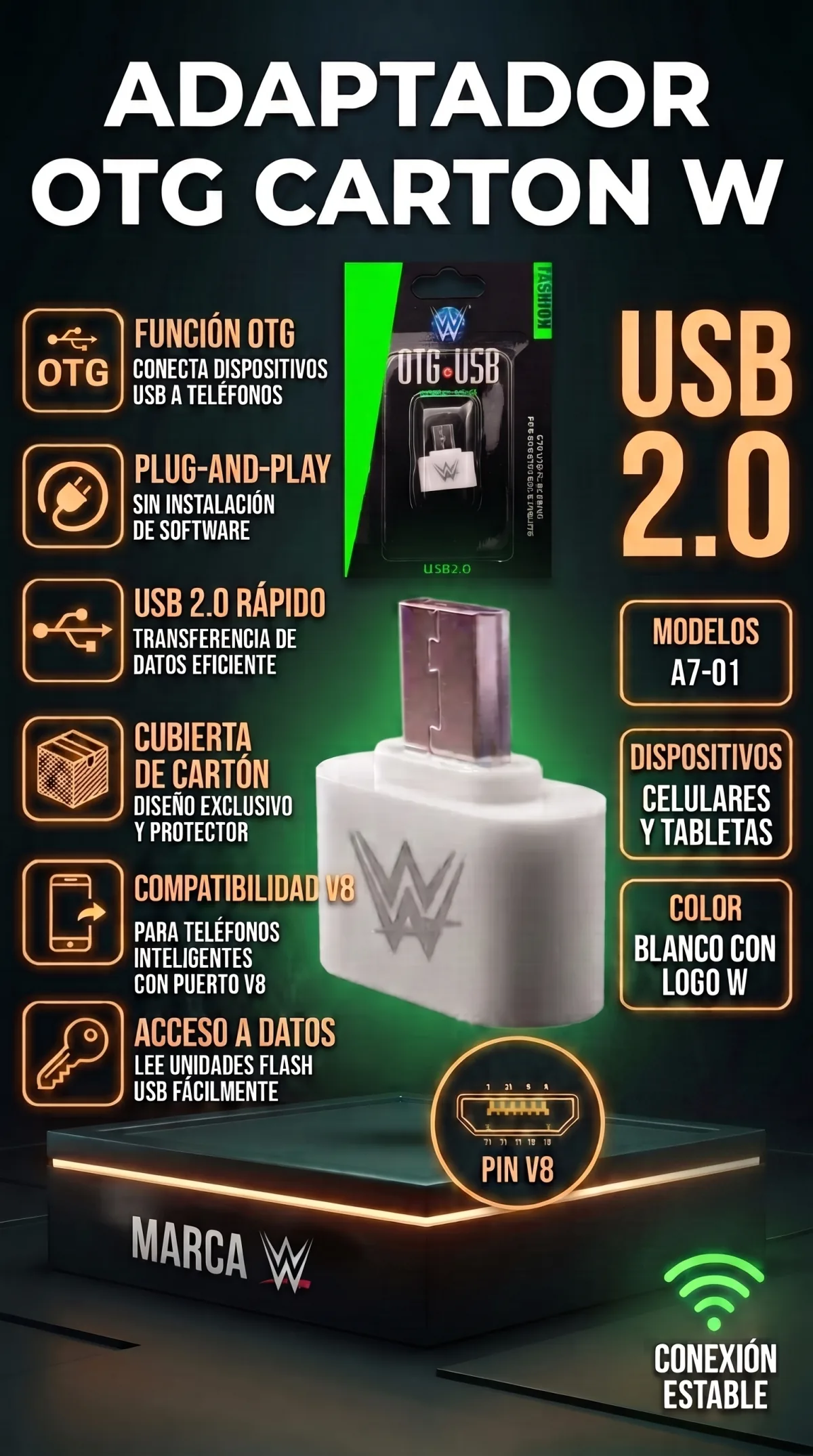 OTG CARTON V8