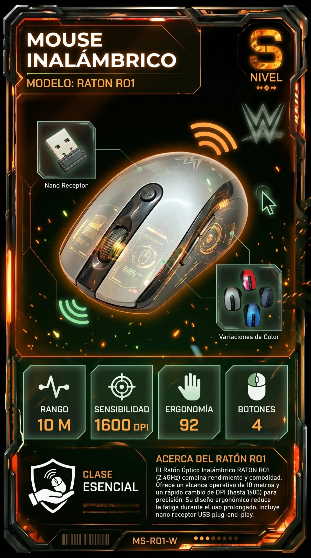 MOUSE INALAMBRICO