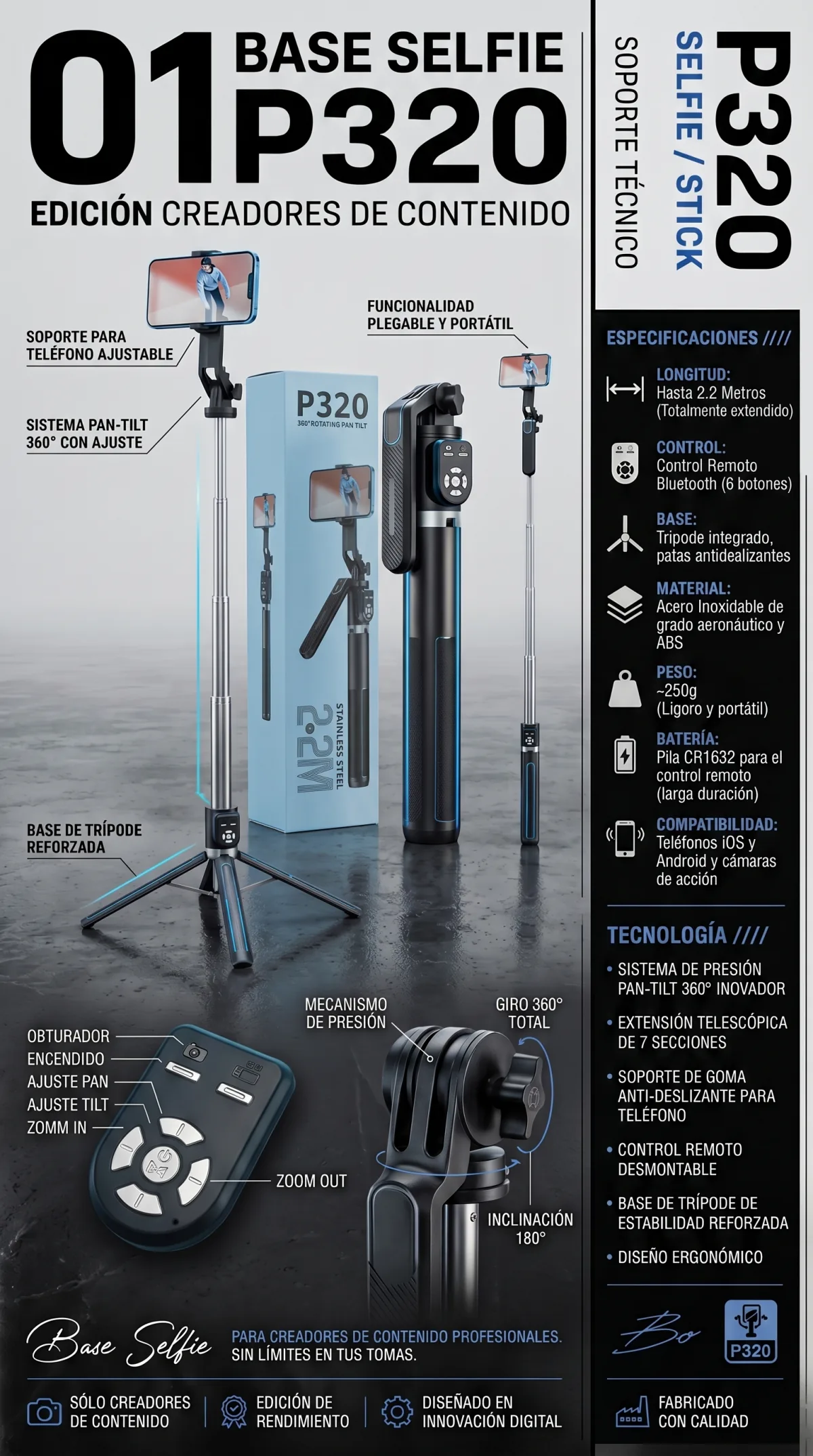 BASE SELFI P320